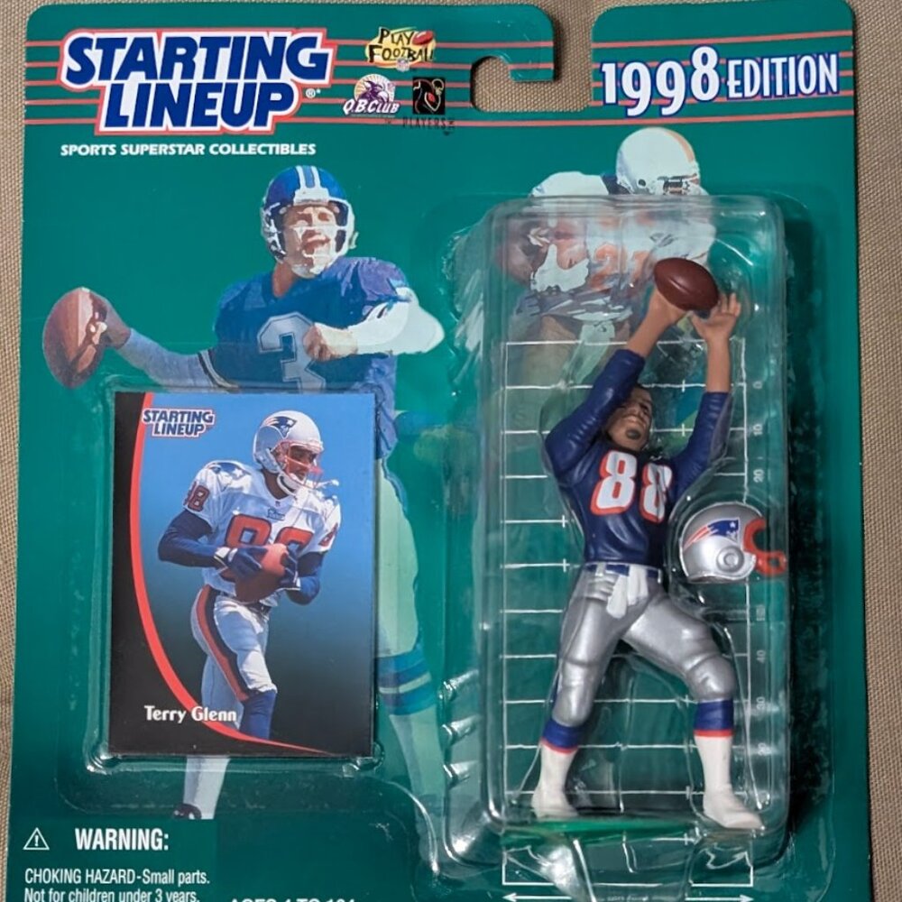 1998 Terry Glenn Starting Lineup Figure – New England Patriots – Sealed